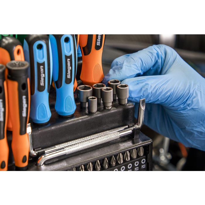 Siegen Siegen Screwdriver, Bit & Nut Driver Set 100pc S01248 Siegen - Town Tools 