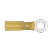 Sealey Heat Shrink Ring Terminal6.4mm Yellow Pack of 25 YTSR2564