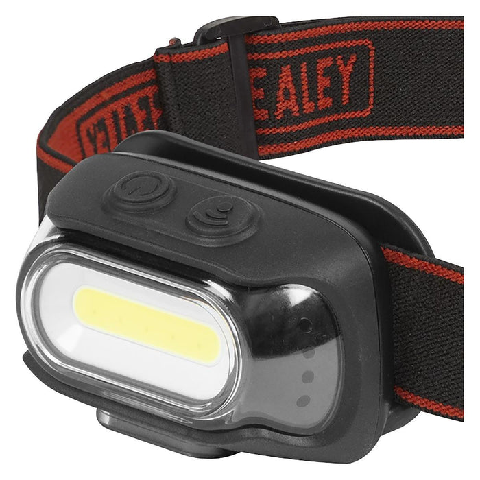 Sealey Rechargeable Head Torch with Auto-Sensor 8W COB LED HT08R Sealey - Town Tools 