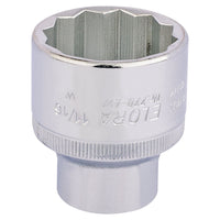 Draper Elora Whitworth Bi-Hexagon Socket, 1/2" Sq. Dr., 11/16" 24880
