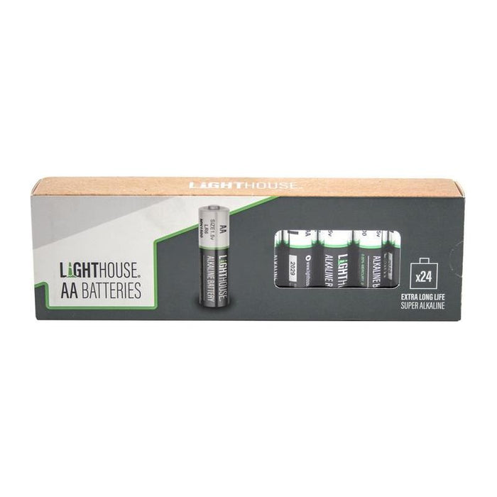 Lighthouse AA LR6 Alkaline Batteries 2400 mAh (Pack 24) Lighthouse - Town Tools
