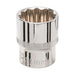 Silverline Socket 1/2" Drive 12pt Metric 24mm Silverline - Town Tools 