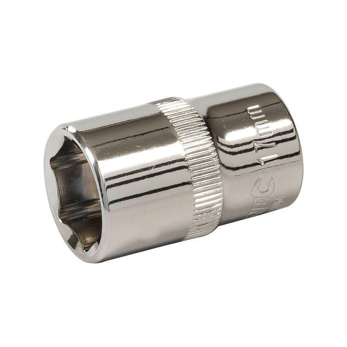 Silverline Socket 1/2" Drive 6pt Metric 17mm Silverline - Town Tools 