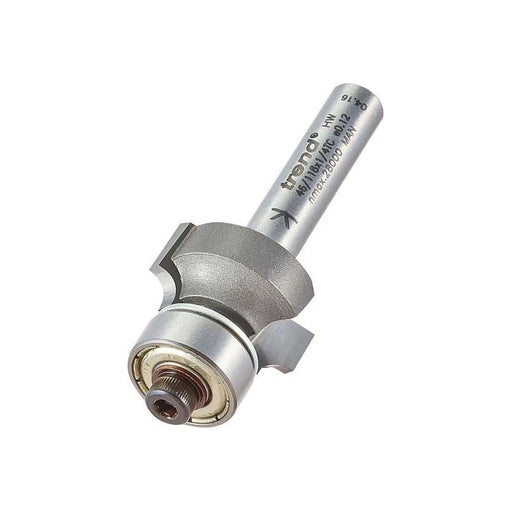 Trend 46/118 x 1/4 TCT Bearing Guided Ovolo & Round Over 3mm Radius Trend - Town Tools