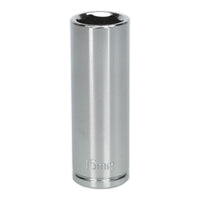 Sealey WallDrive Socket 15mm Deep 3/8"Sq Drive S0593