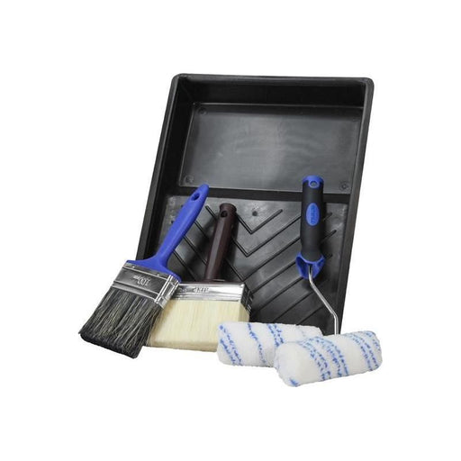 Faithfull Wood Care Paint Brush & Roller Kit, 6 Piece Faithfull - Town Tools