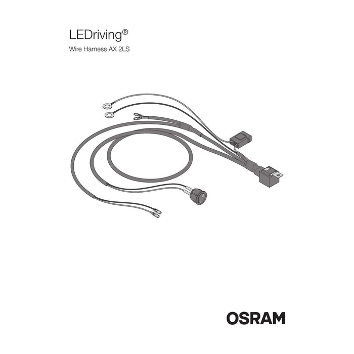 Osram LEDriving WIRE HARNESS AX 2LS, wiring harness for car light strips, light Osram - Town Tools 