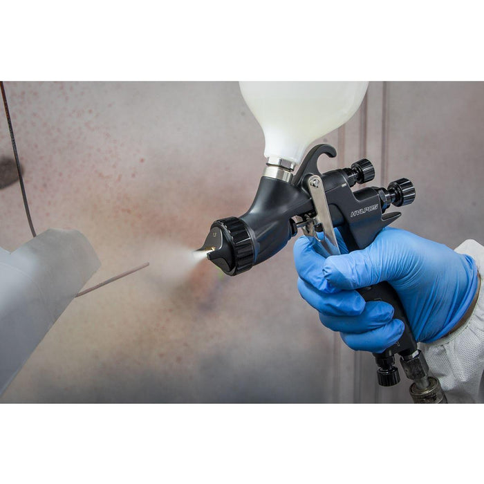 Sealey Premier Premier Professional HVLP Gravity Feed Spray Gun 1.3mm Set-Up Sealey Premier - Town Tools 