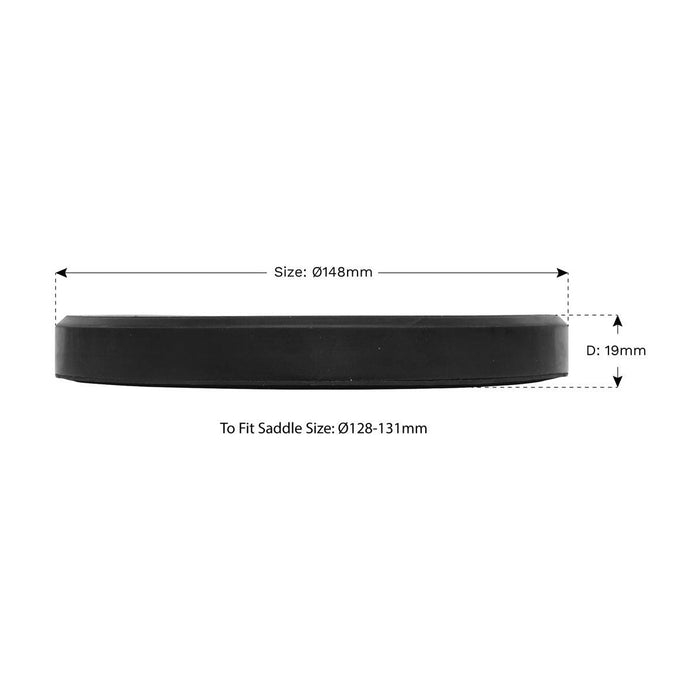 Sealey Safety Rubber Jack Pad Type A JP04 Sealey - Town Tools 