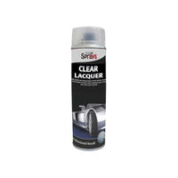 Simply Sprays Clear varnish Gloss Aerosol Spray Finish and Sealer for Auto and Indoor or Outdoor Surfaces, 500ml