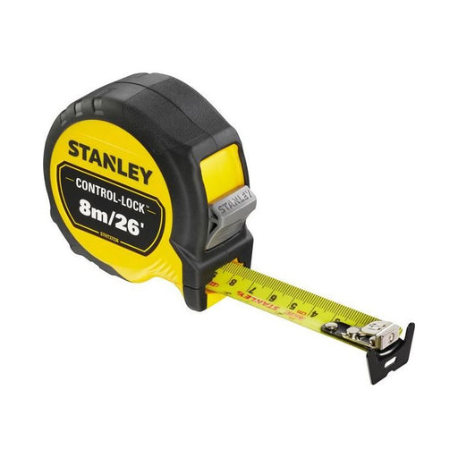 Stanley® Hand Tools CONTROL-LOCK™ Pocket Tape 8m/25ft (Width 25mm) STANLEY® Hand Tools - Town Tools