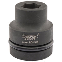 Draper Expert HI-TORQ 6 Point Impact Socket, 1" Sq. Dr., 20mm 05101
