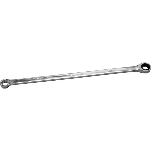 Sealey Extra-Long Double Ring Ratchet/Fixed Spanner 14mm (72T)