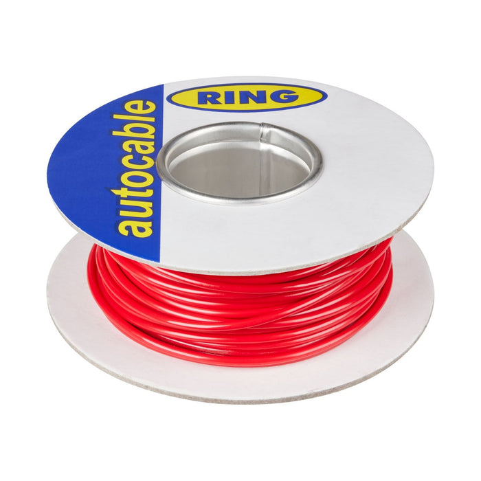 Ring Automotive RC0128R Cables, 44/0.30 mm, 30 m, Red Ring Automotive - Town Tools 