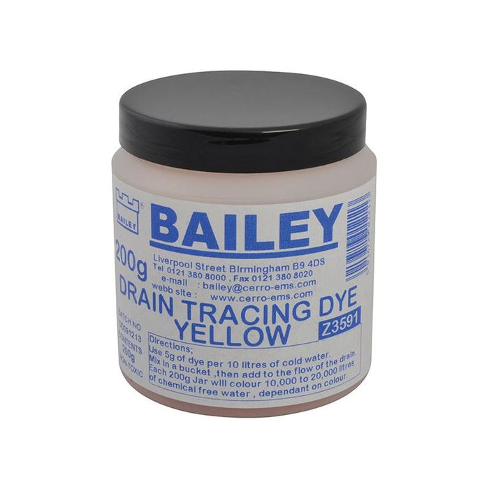 Bailey Products 3591 Drain Tracing Dye - Yellow Bailey Products - Town Tools