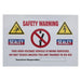 Sealey Hybrid/Electric Vehicle Warning Sign HYBRIDSIGN Sealey - Town Tools 