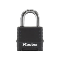 Master Lock Excell™ 4-Digit Black Finish Combination 50mm Padlock