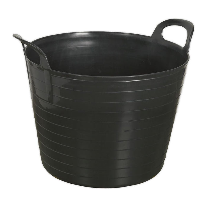 Sealey Heavy-Duty Flexi Tub 40L Black SFT40B Sealey - Town Tools 