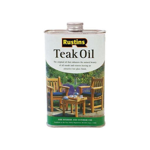 Rustins Teak Oil 1 litre Rustins - Town Tools