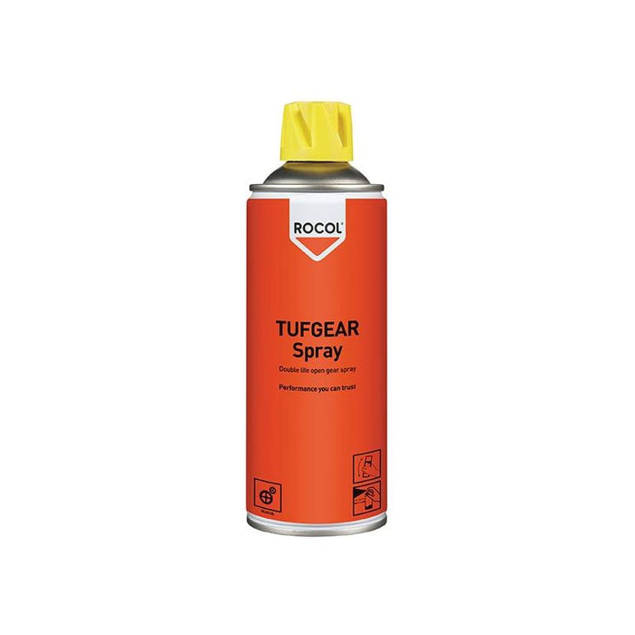 Rocol TUFGEAR Open Gear Lubricant Spray 400ml ROCOL - Town Tools