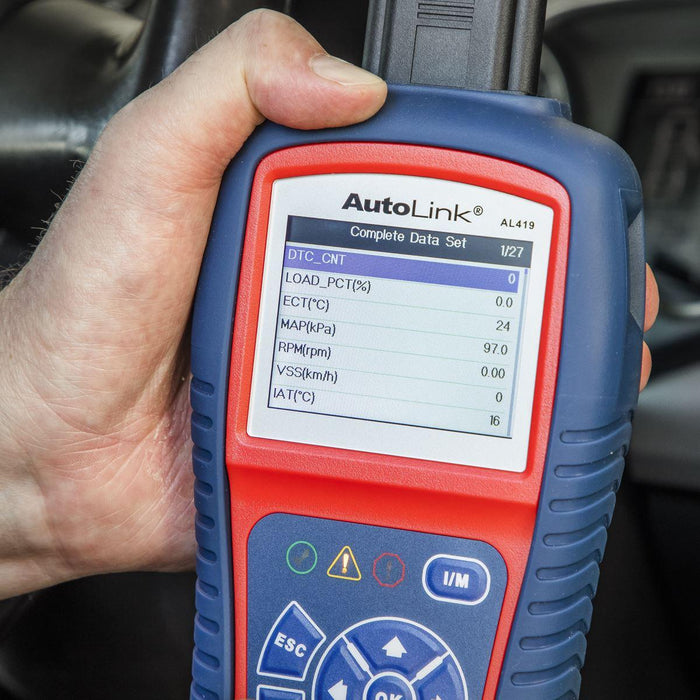 Sealey Autel EOBD Code Reader Live Data Tech Tips AL419