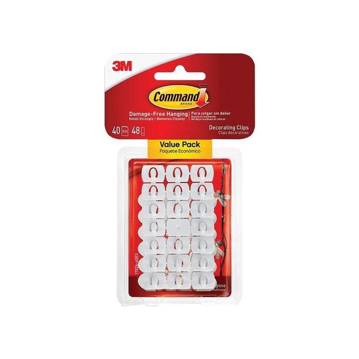 Command™ White Decorating Clips (Pack 40) Command™ - Town Tools