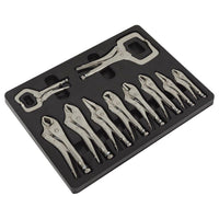 Sealey Locking Pliers Set 10pc AK6800