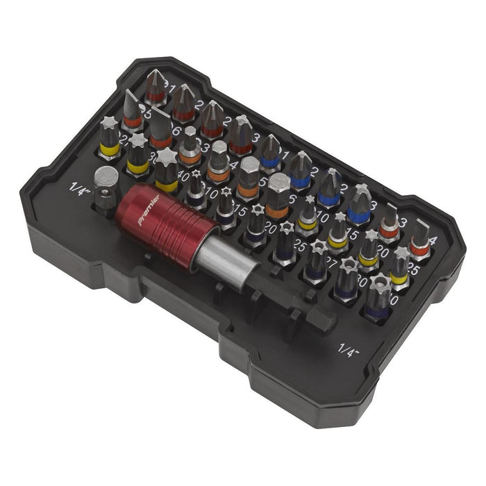 Sealey Premier Premier Colour-Coded Bit Set 32pc AK2110 Sealey Premier - Town Tools 