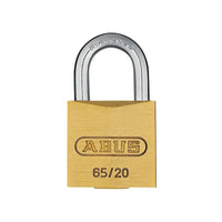 Abus Mechanical 65/20mm Brass Padlock Keyed Alike 204