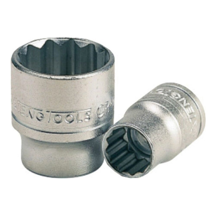 Teng Tools 3/8" Socket 12 pt AF 9/16" Teng Tools - Town Tools 