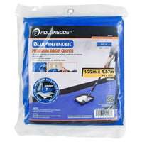 Draper Rollingdog Blue-Defender Premium Drop Cloth, 1.2 x 4.5m