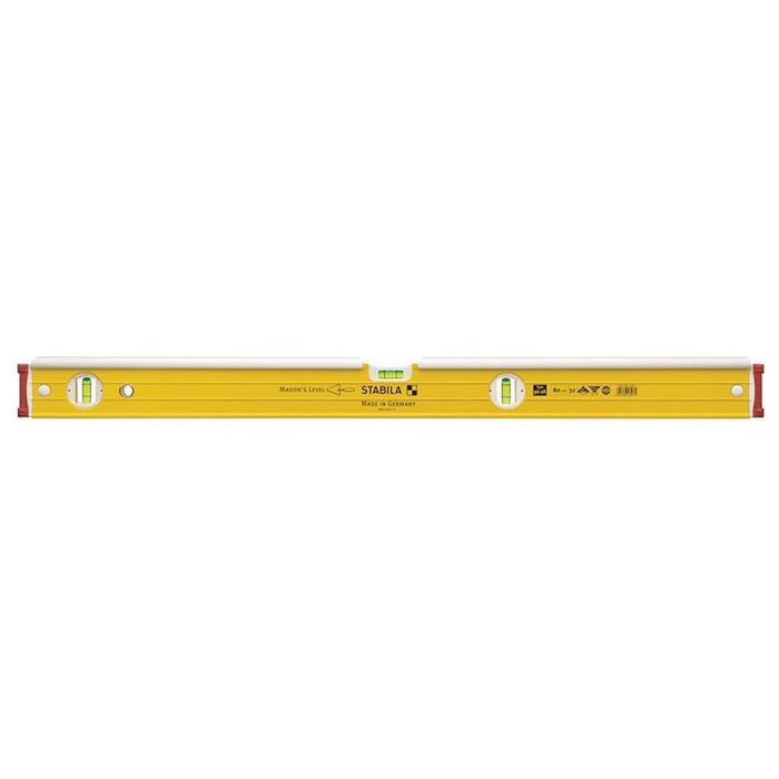 Stabila 96-2-K Double Plumb Masons Spirit Level 3 Vial 16403 80cm Stabila - Town Tools