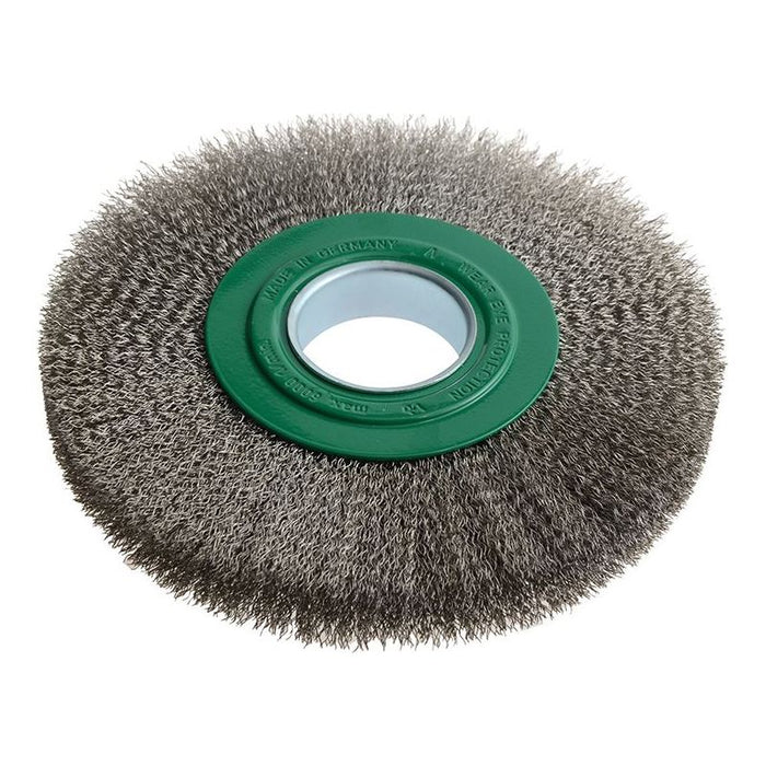 Lessmann Wheel Brush D200mm x W24-27 x 50 Bore Stainless Steel Wire 0.30 Lessmann - Town Tools