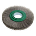 Lessmann Wheel Brush D200mm x W24-27 x 50 Bore Stainless Steel Wire 0.30 Lessmann - Town Tools