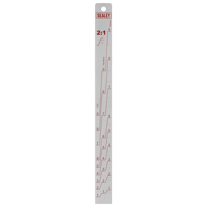 Sealey Aluminium Paint Measuring Stick 2:1/4:1 PA04 Sealey - Town Tools 