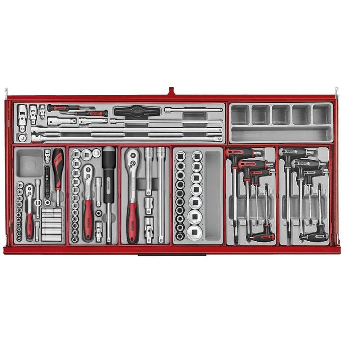 Teng Tools 37" PRO35™ roller cabinet tool kit 663 pieces red Town Tools - Town Tools