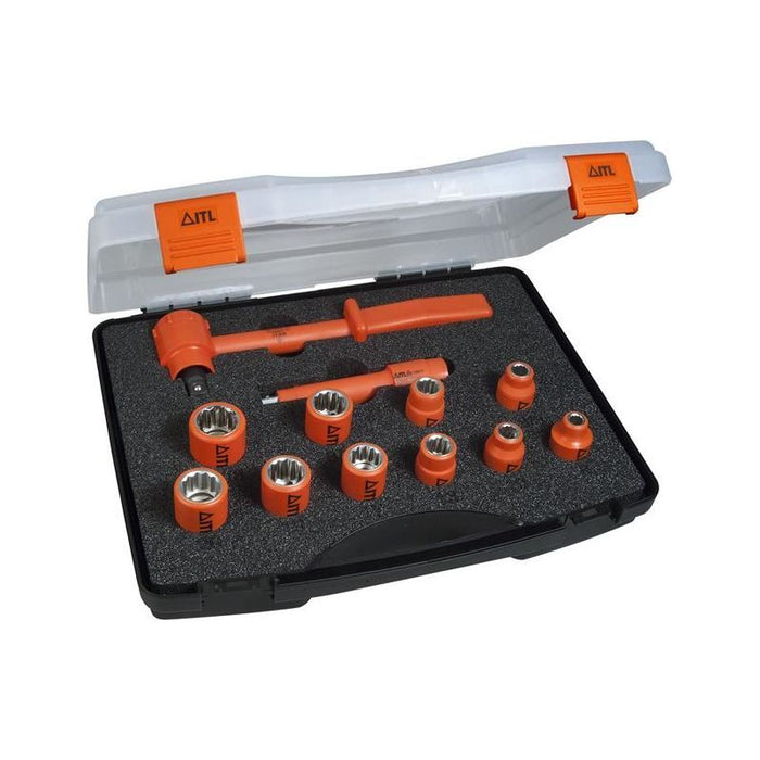 Itl Insulated Insulated Socket Set of 12 1/2in Drive ITL Insulated - Town Tools