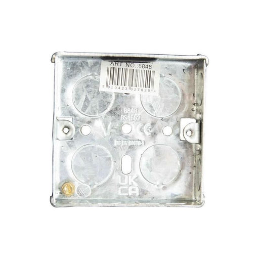 Dencon Metal Back Box 1-Gang 16mm Dencon - Town Tools