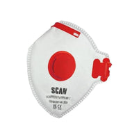 Scan Fold Flat Disposable Valved Disposable Mask FFP3 Protection (Pack 3)
