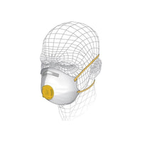 Vitrex Premium Valved Power Tool & MDF Respirator P2