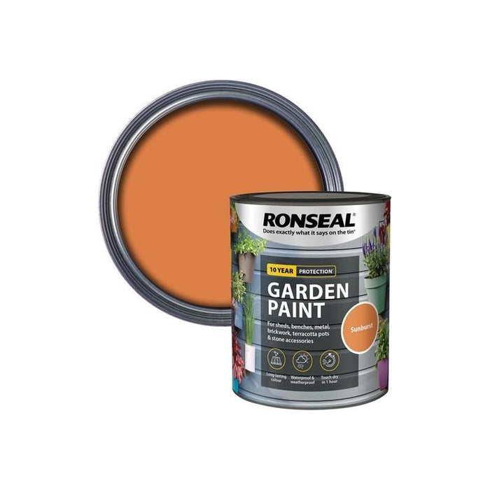 Ronseal Garden Paint Sunburst 750ml Ronseal - Town Tools