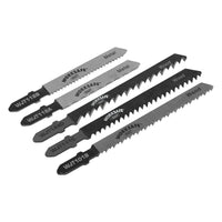 Sealey Assorted Jigsaw Blades Pack of 5 WJTASS