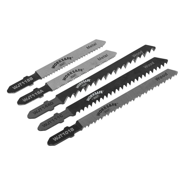 Sealey Assorted Jigsaw Blades Pack of 5 WJTASS Sealey - Town Tools 