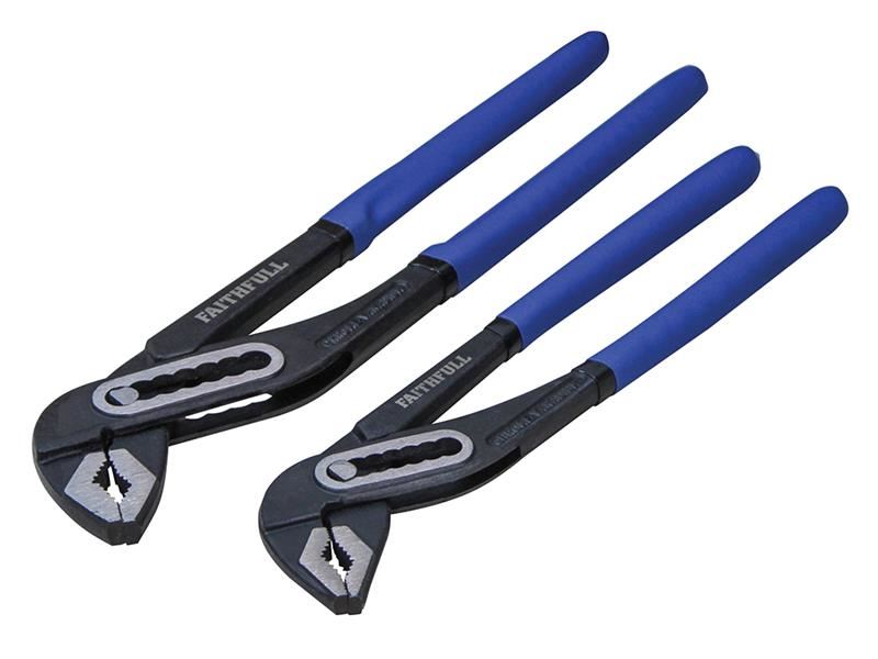 Faithfull Waterpump Plier Twin Pack Faithfull - Town Tools