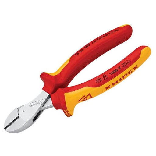 Knipex VDE X-Cut Compact Diagonal Cutter 160mm Knipex - Town Tools
