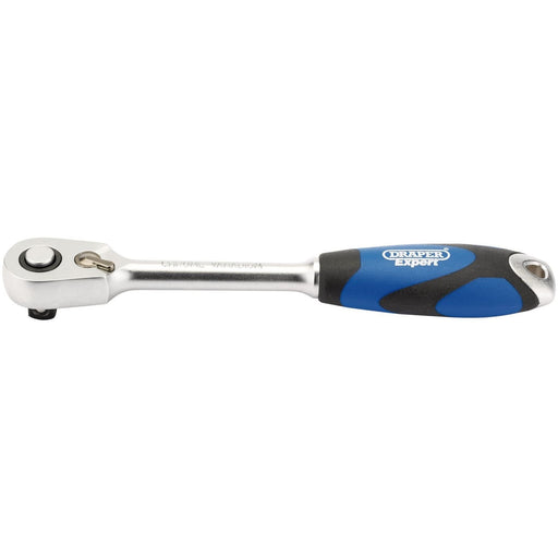 Draper 60 Tooth Micro Head Reversible Soft Grip Ratchet, 3/8" Sq. Dr. 26515 Draper - Town Tools 