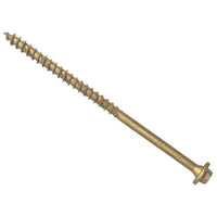 Forgefix Hexagonal/TORX® Compatible Timber T30 Screws Tan 7x250mm Tub 40
