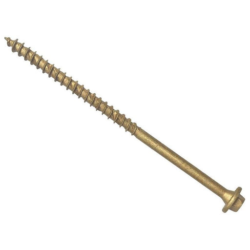 Forgefix Hexagonal/TORX® Compatible Timber T30 Screws Tan 7x250mm Tub 40 ForgeFix - Town Tools
