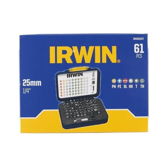 Irwin® Colour Coded Screwdriver Bit Set, 61 Piece IRWIN® - Town Tools