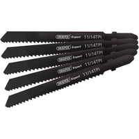 Draper DT118B Jigsaw Blade Set, 92mm (5 Piece) 81730